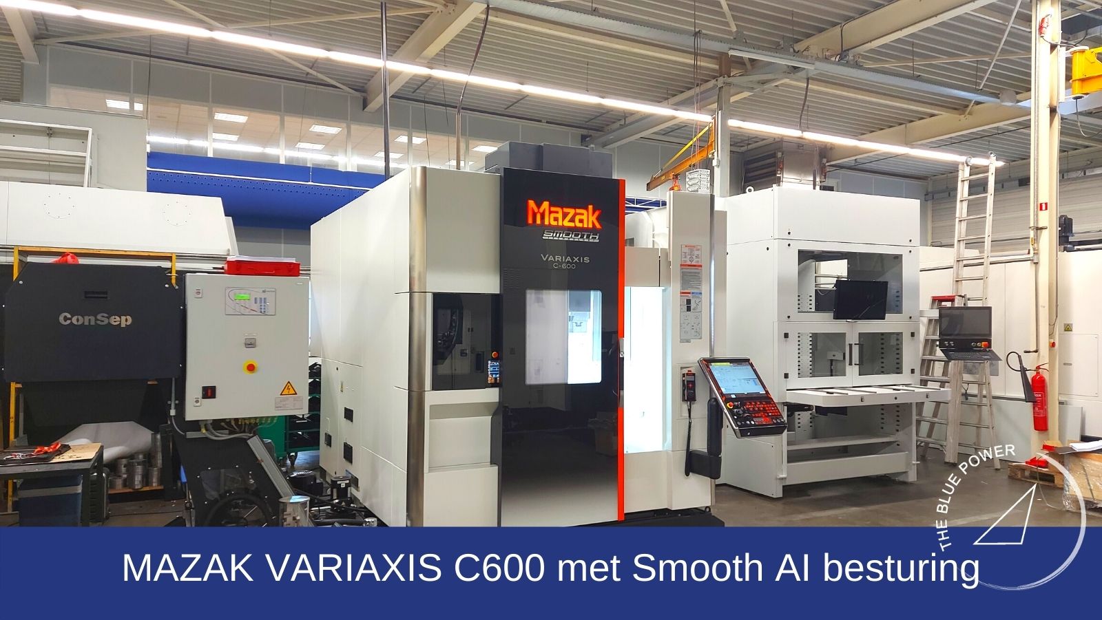 Mooi begin van het jaar, de MAZAK VARIAXIS C600 is geplaatst!